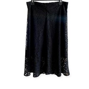 7th Avenue Design Studio Lace Midi Skirt